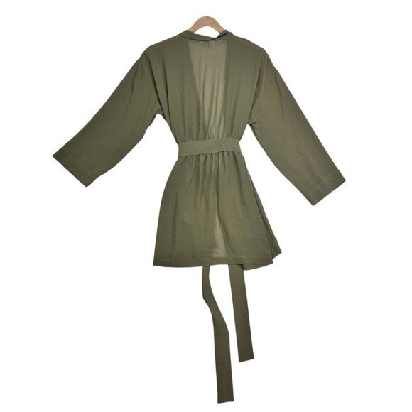 Victoria's Secret Olive Green Sheer Womens Robe Size OS - Picture 2 of 6